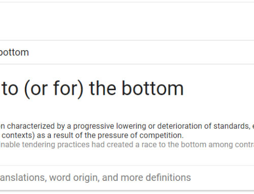 Quality versus Quantity – A Race to the Bottom