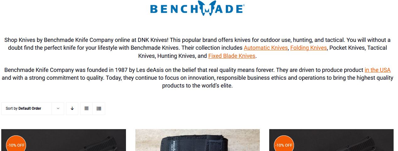 DNK Knives NEW Category Page