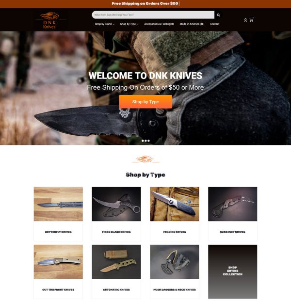 DNK Knives New Site - Front Page