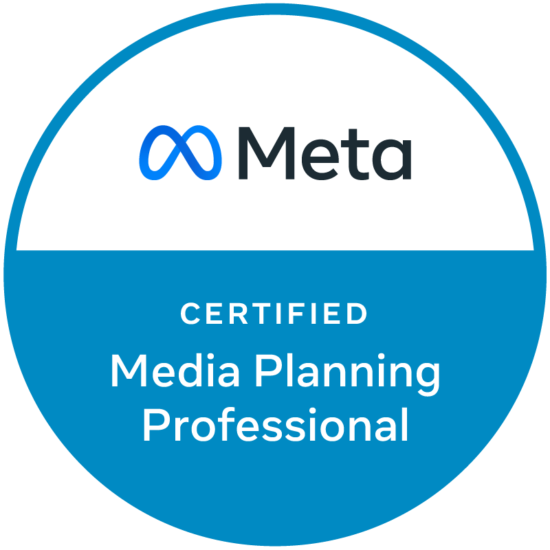 Meta Certified Media Planning Professional official badge