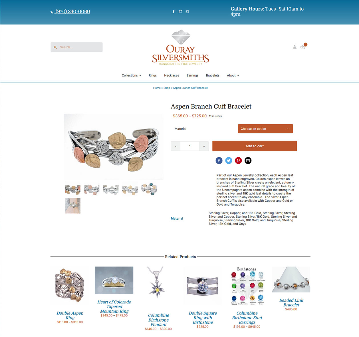 Product page after our redesign