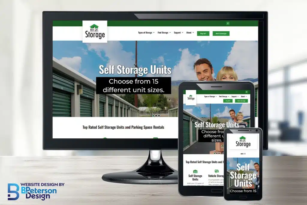EZ Access Storage Website Design